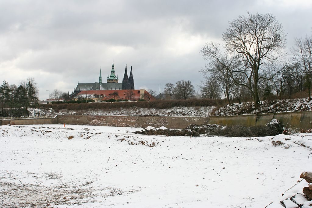 Prašný most v únoru 2009